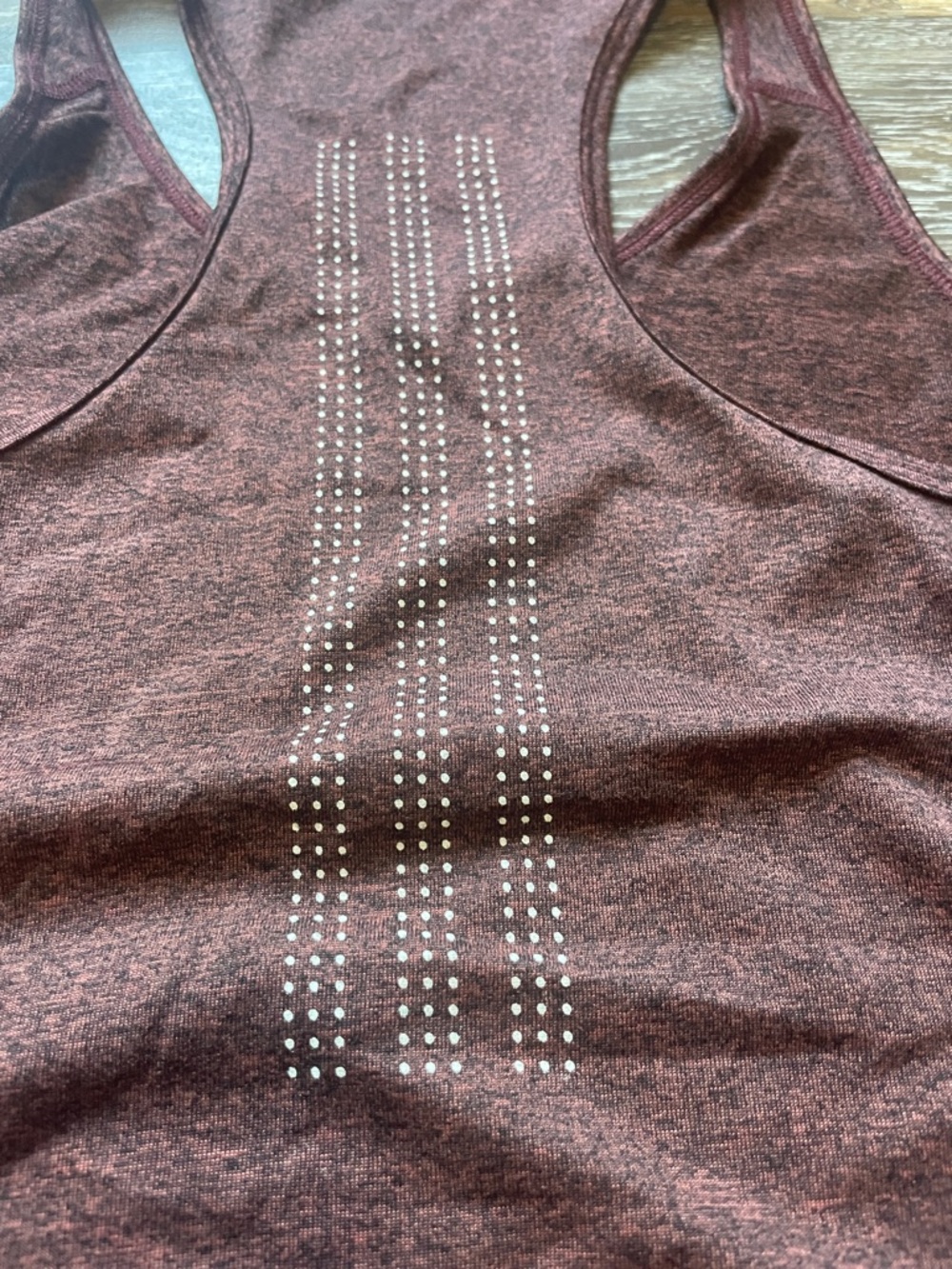 ADIDAS Maroon Racerback Athletic Tank Top - Picture 5 of 5